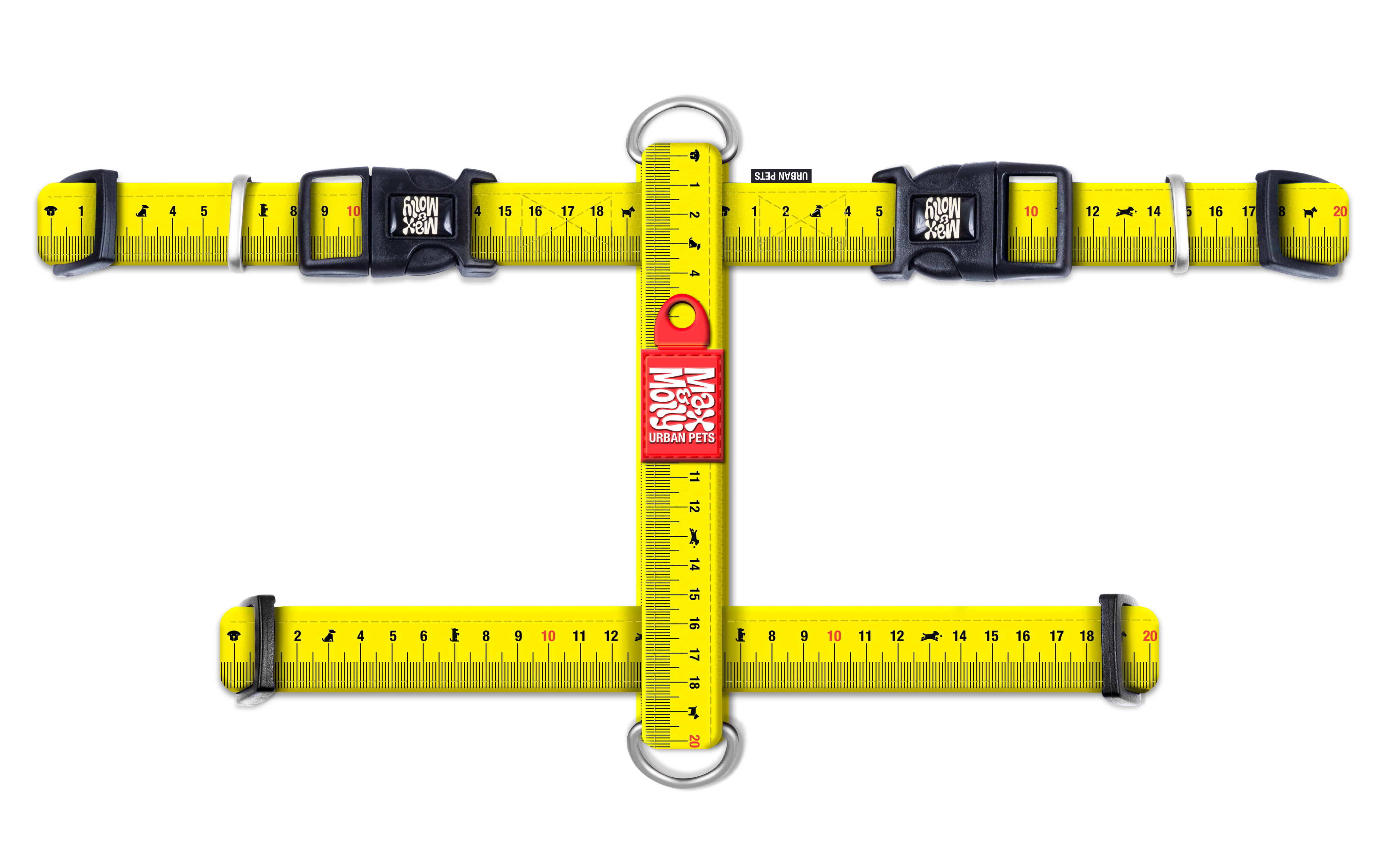 Pettorina ad H Max & Molly Tg. M – RULER