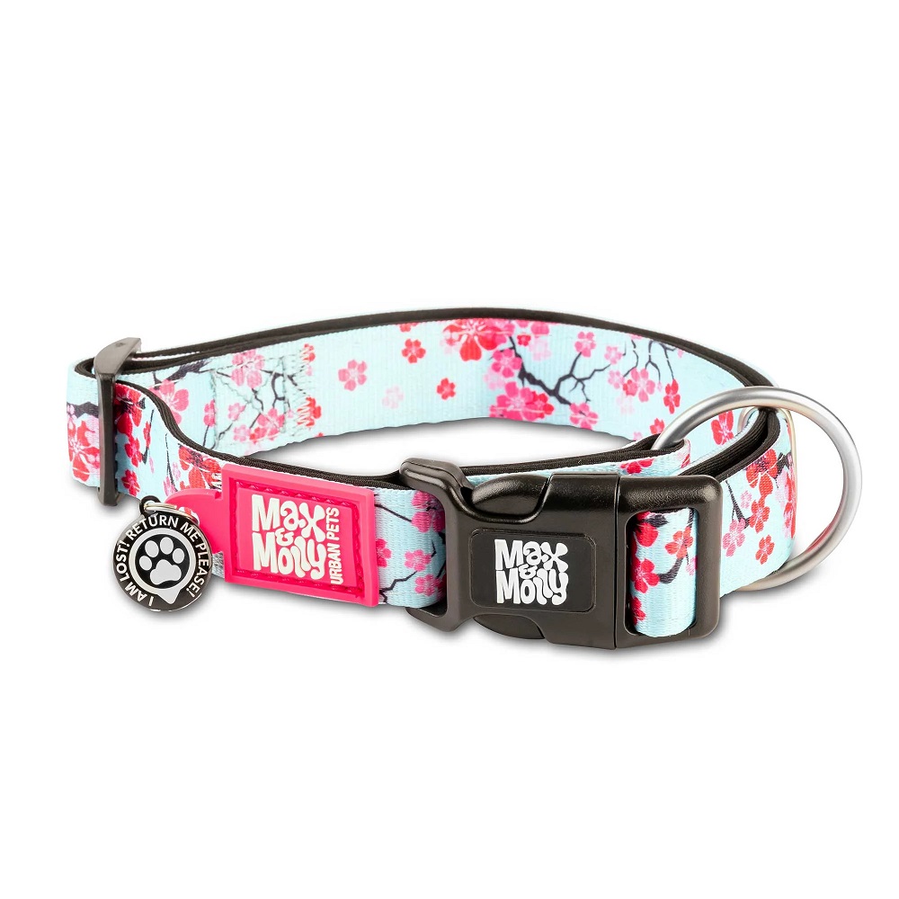 Max & Molly collare tg. L – CHERRY BLOOM