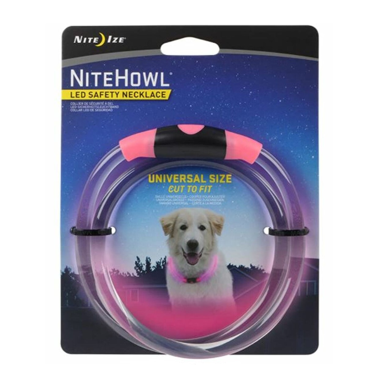 Nite-Ize – NiteHowl LED Safety collare – Rosa